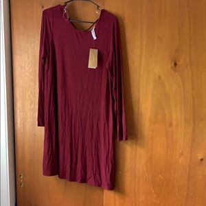 Long sleeve T-shirt dress